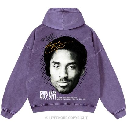 Kobe Bryant Unisex Casual Printed Double-sided Washed Hoodie