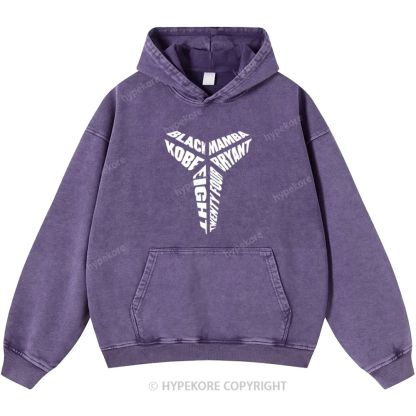Kobe Bryant Unisex Casual Printed Double-sided Washed Hoodie