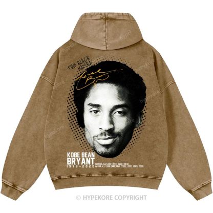 Kobe Bryant Unisex Casual Printed Double-sided Washed Hoodie