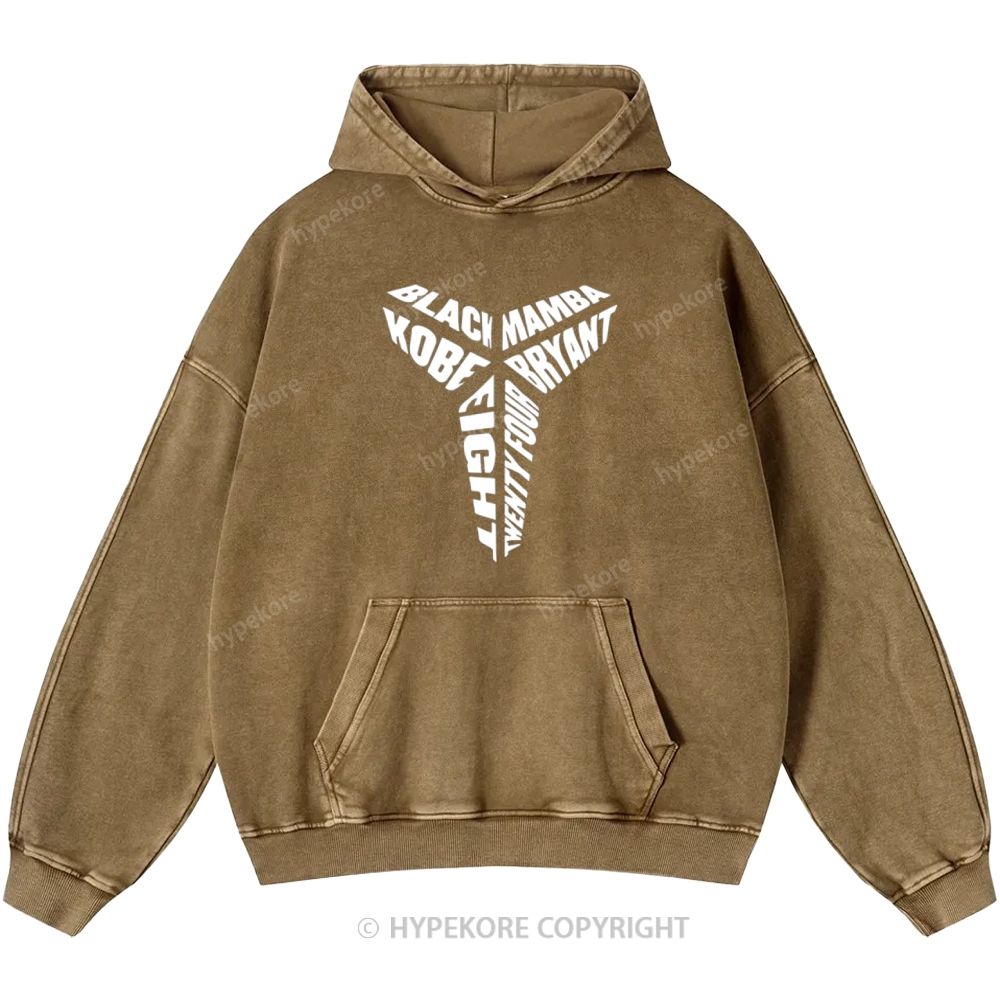 Kobe Bryant Unisex Casual Printed Double-sided Washed Hoodie