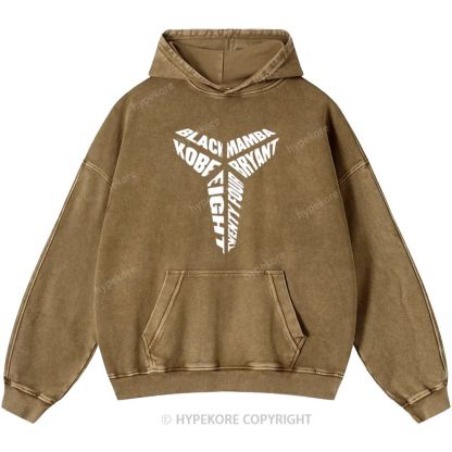 Kobe Bryant Unisex Casual Printed Double-sided Washed Hoodie