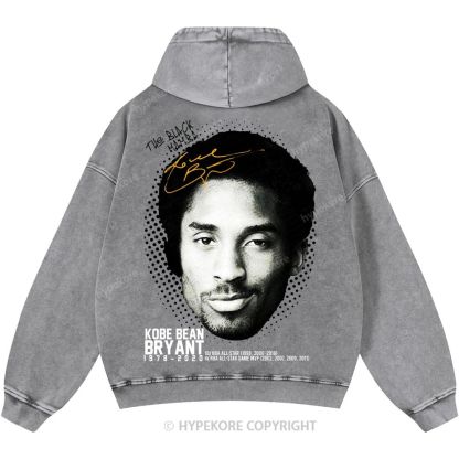 Kobe Bryant Unisex Casual Printed Double-sided Washed Hoodie