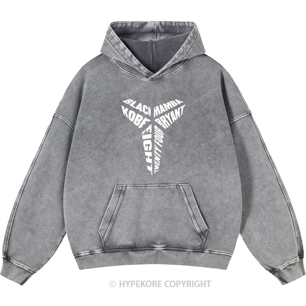 Kobe Bryant Unisex Casual Printed Double-sided Washed Hoodie