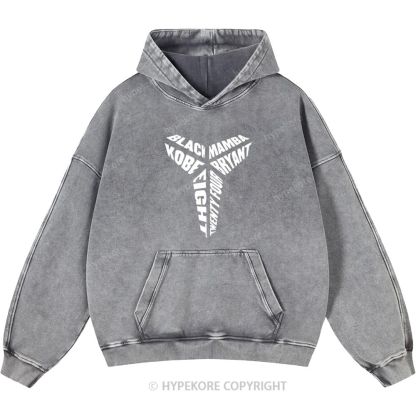 Kobe Bryant Unisex Casual Printed Double-sided Washed Hoodie