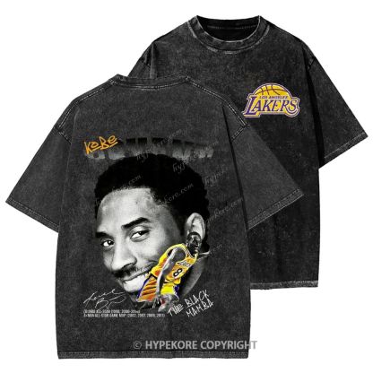 Kobe Bryant Unisex Printed Washed Tee