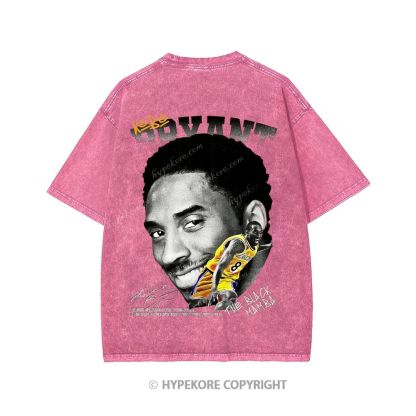 Kobe Bryant Unisex Printed Washed Tee