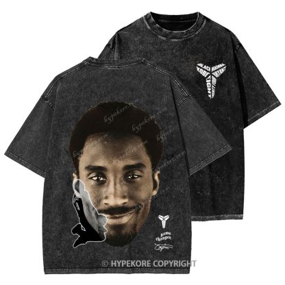 Kobe Bryant Unisex Printed Washed Tee