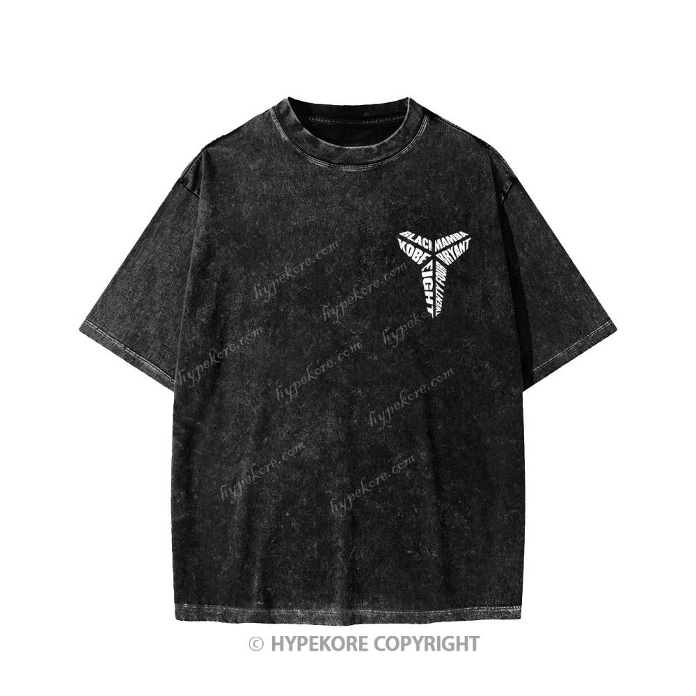 Kobe Bryant Unisex Printed Washed Tee