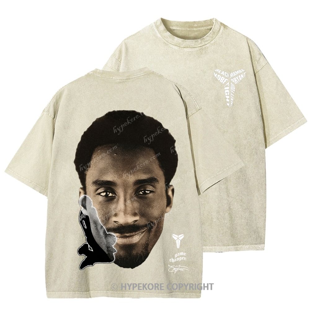 Kobe Bryant Unisex Printed Washed Tee