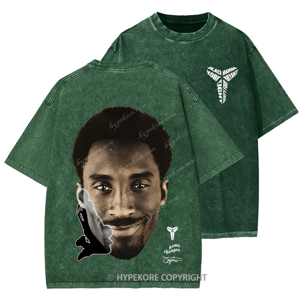 Kobe Bryant Unisex Printed Washed Tee