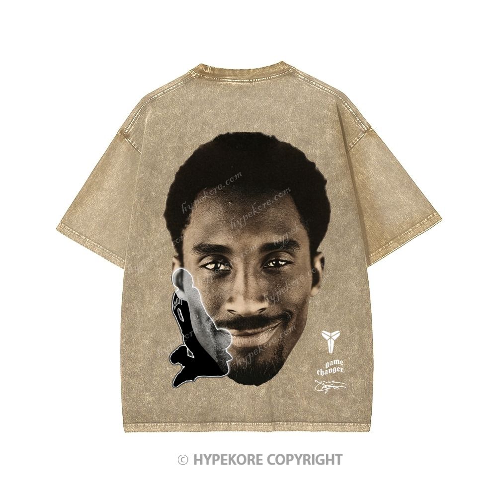 Kobe Bryant Unisex Printed Washed Tee