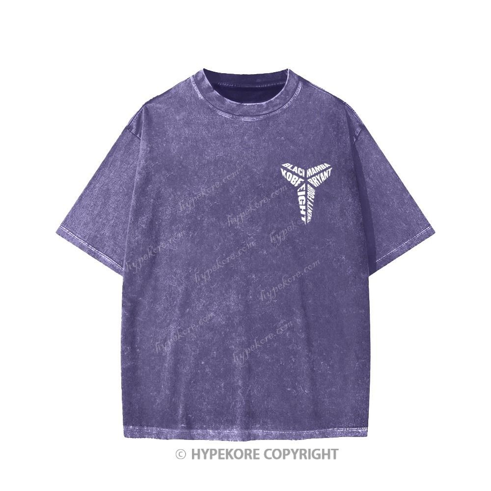 Kobe Bryant Unisex Printed Washed Tee
