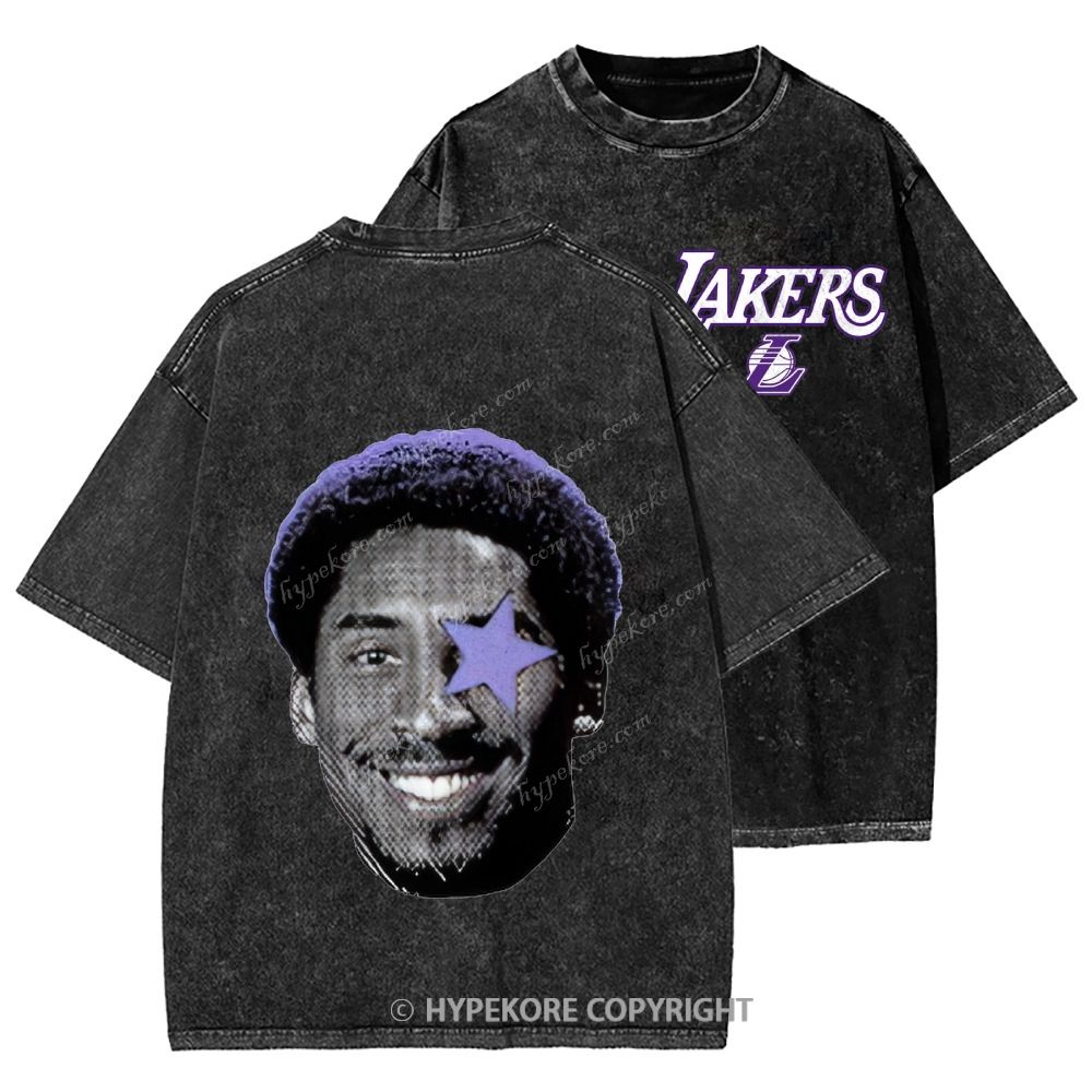 Kobe Bryant Unisex Printed Washed Tee