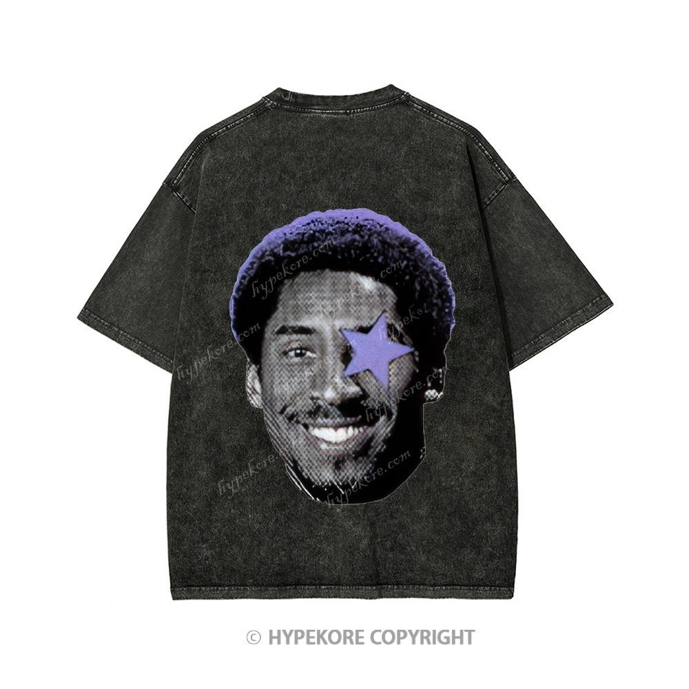 Kobe Bryant Unisex Printed Washed Tee