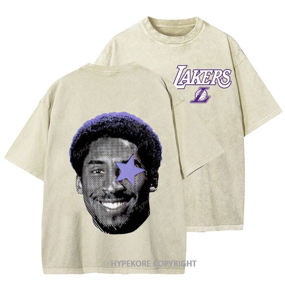 Kobe Bryant Unisex Printed Washed Tee