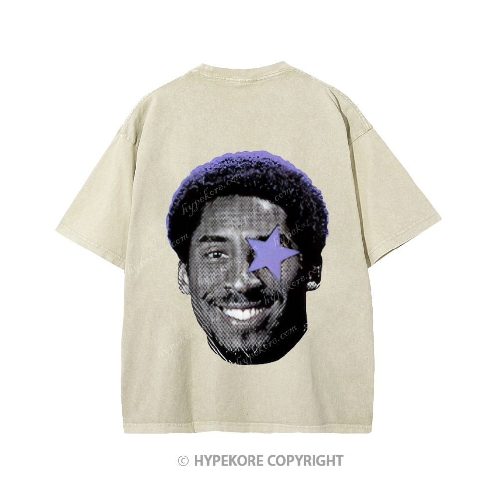 Kobe Bryant Unisex Printed Washed Tee