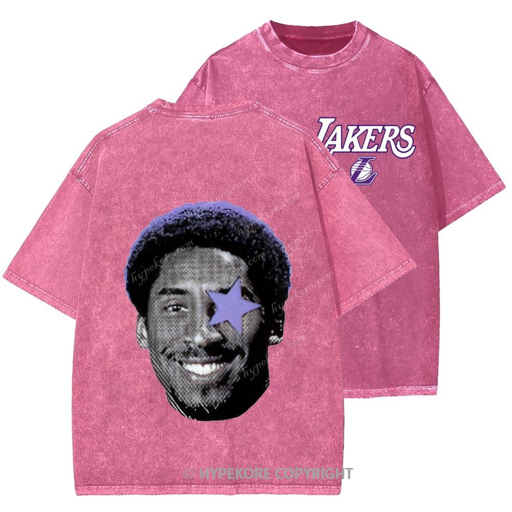 Kobe Bryant Unisex Printed Washed Tee