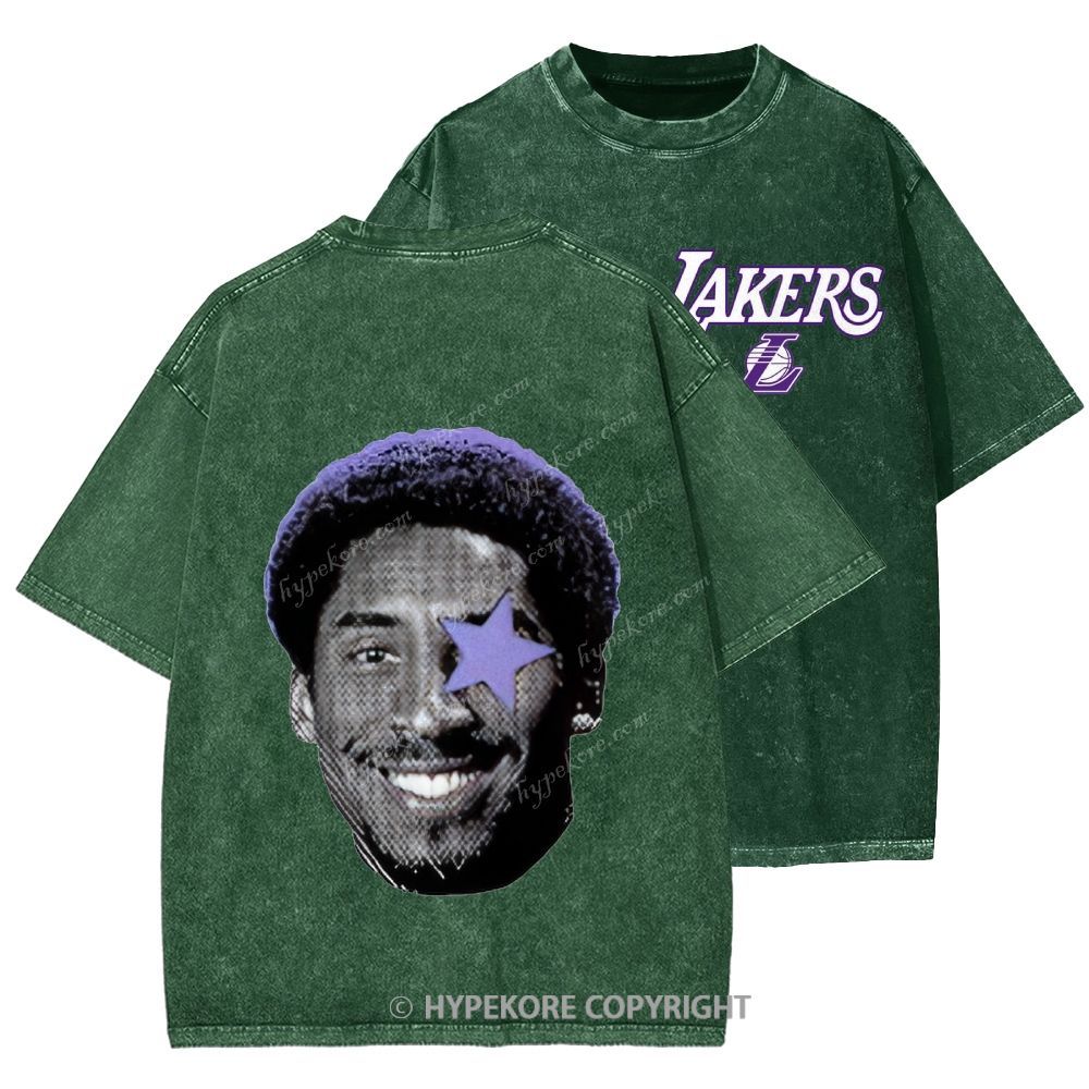 Kobe Bryant Unisex Printed Washed Tee