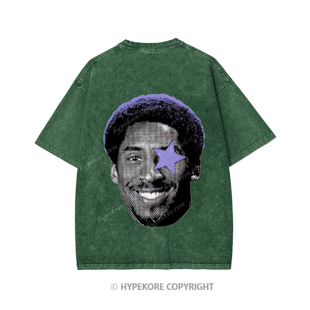 Kobe Bryant Unisex Printed Washed Tee