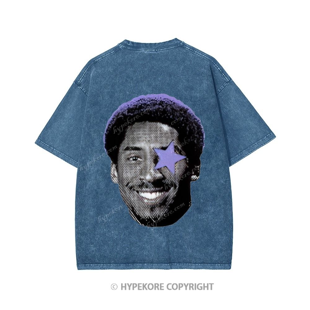 Kobe Bryant Unisex Printed Washed Tee
