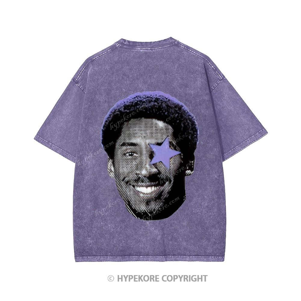 Kobe Bryant Unisex Printed Washed Tee