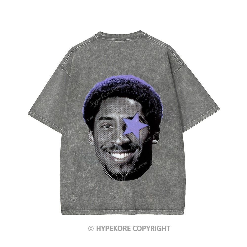 Kobe Bryant Unisex Printed Washed Tee