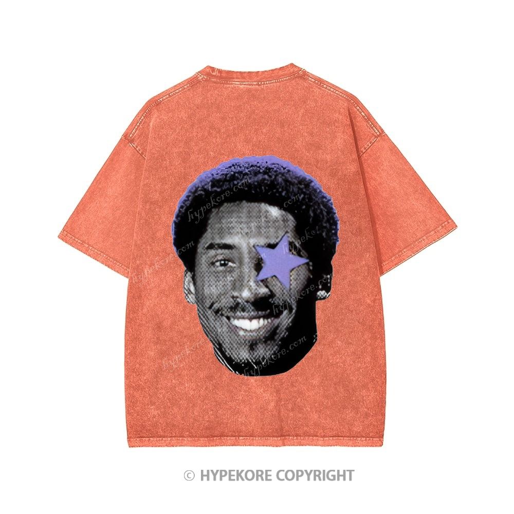 Kobe Bryant Unisex Printed Washed Tee