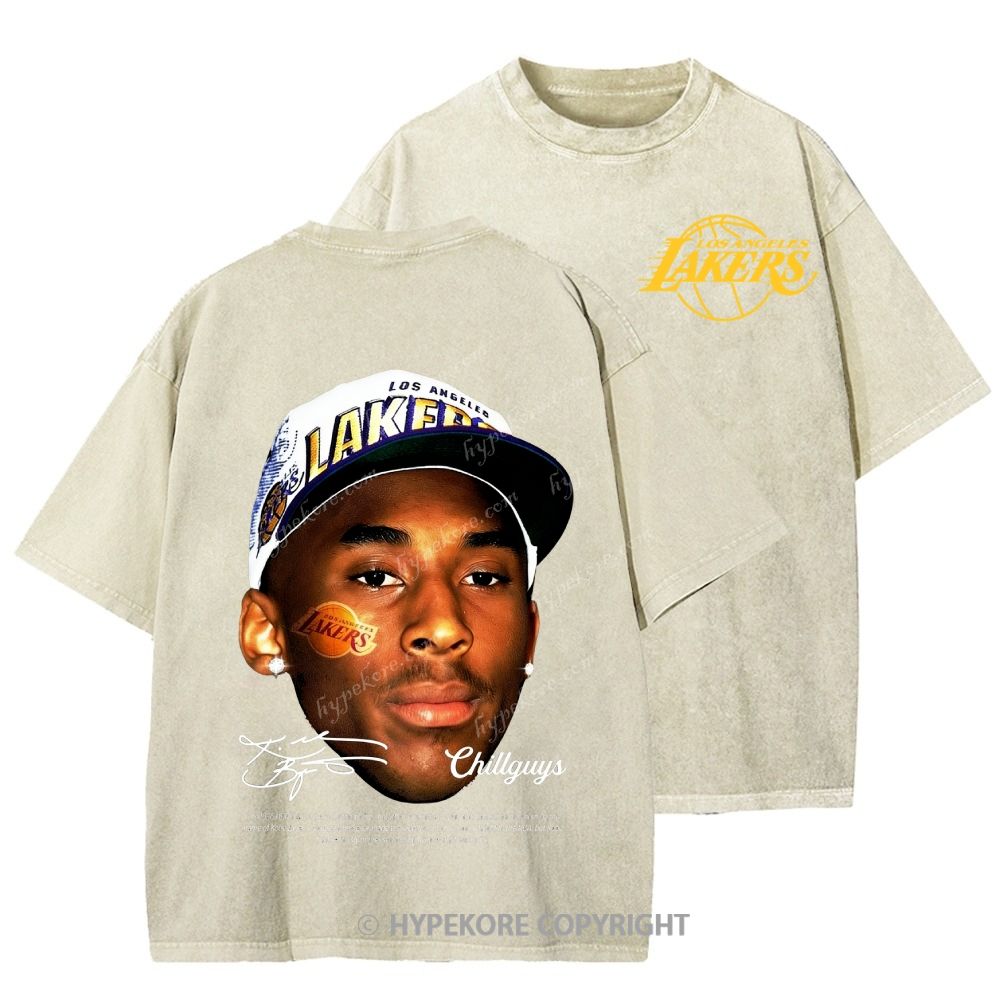 Kobe Bryant Unisex Printed Washed Tee