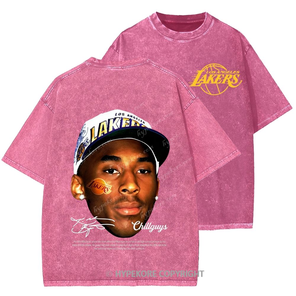 Kobe Bryant Unisex Printed Washed Tee