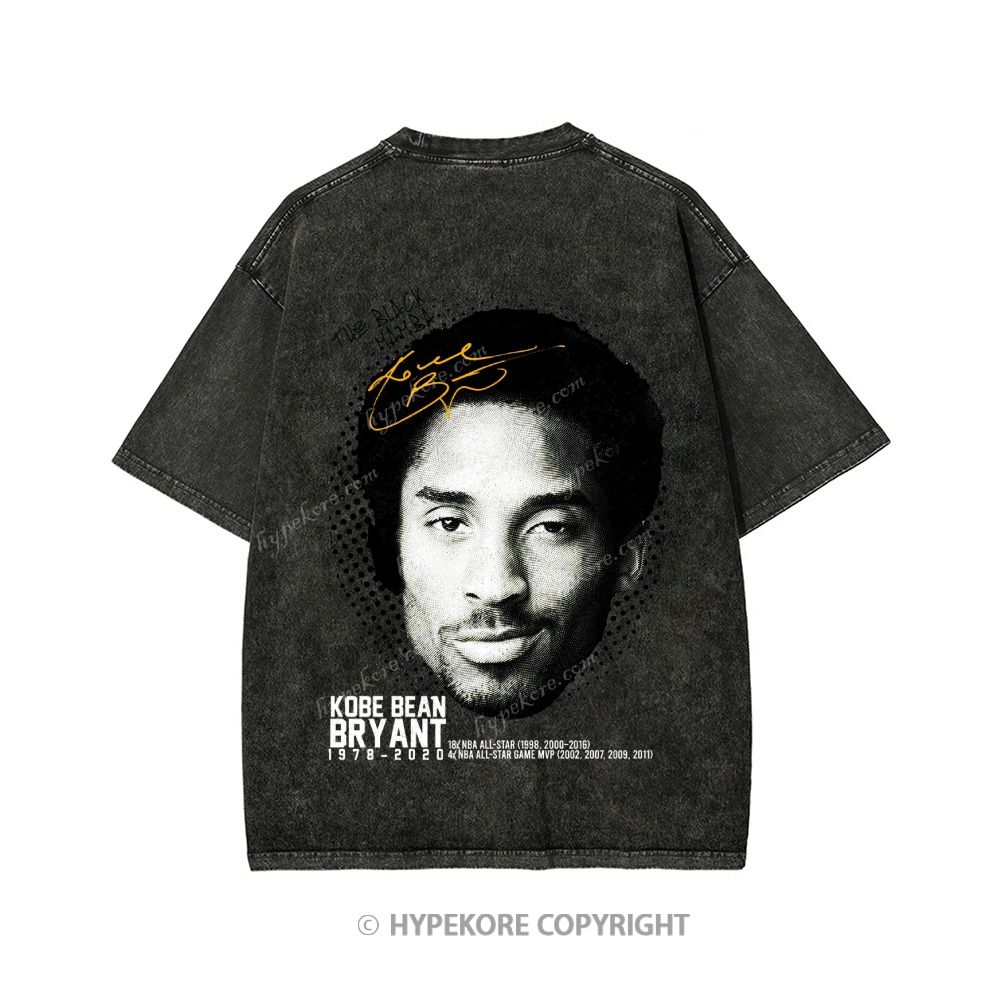 Kobe Bryant Unisex Printed Washed Tee