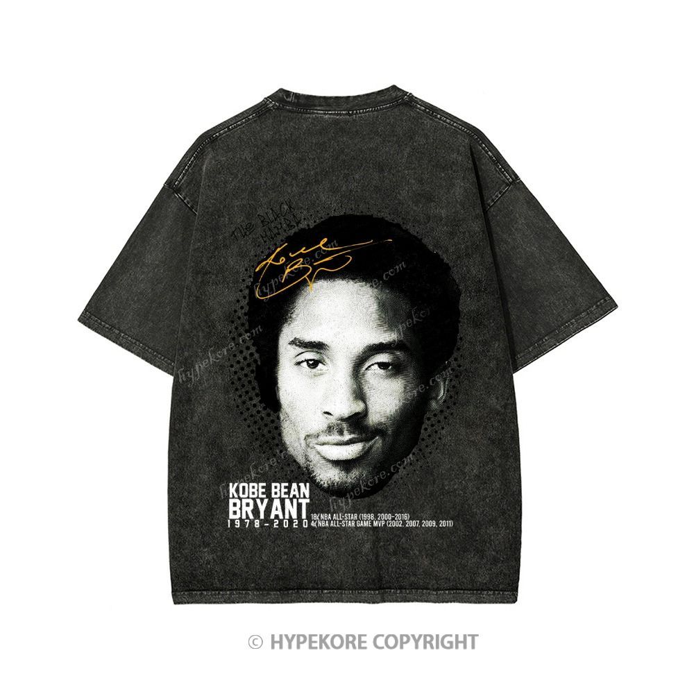 Kobe Bryant Unisex Printed Washed Tee