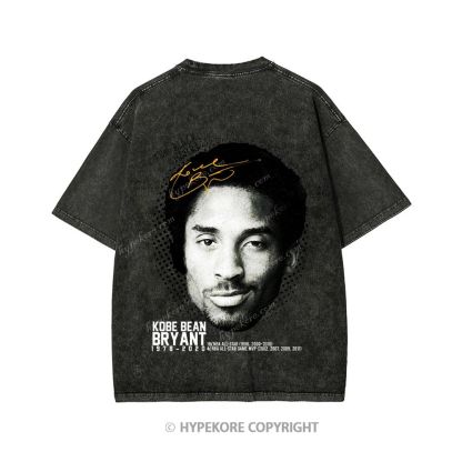 Kobe Bryant Unisex Printed Washed Tee
