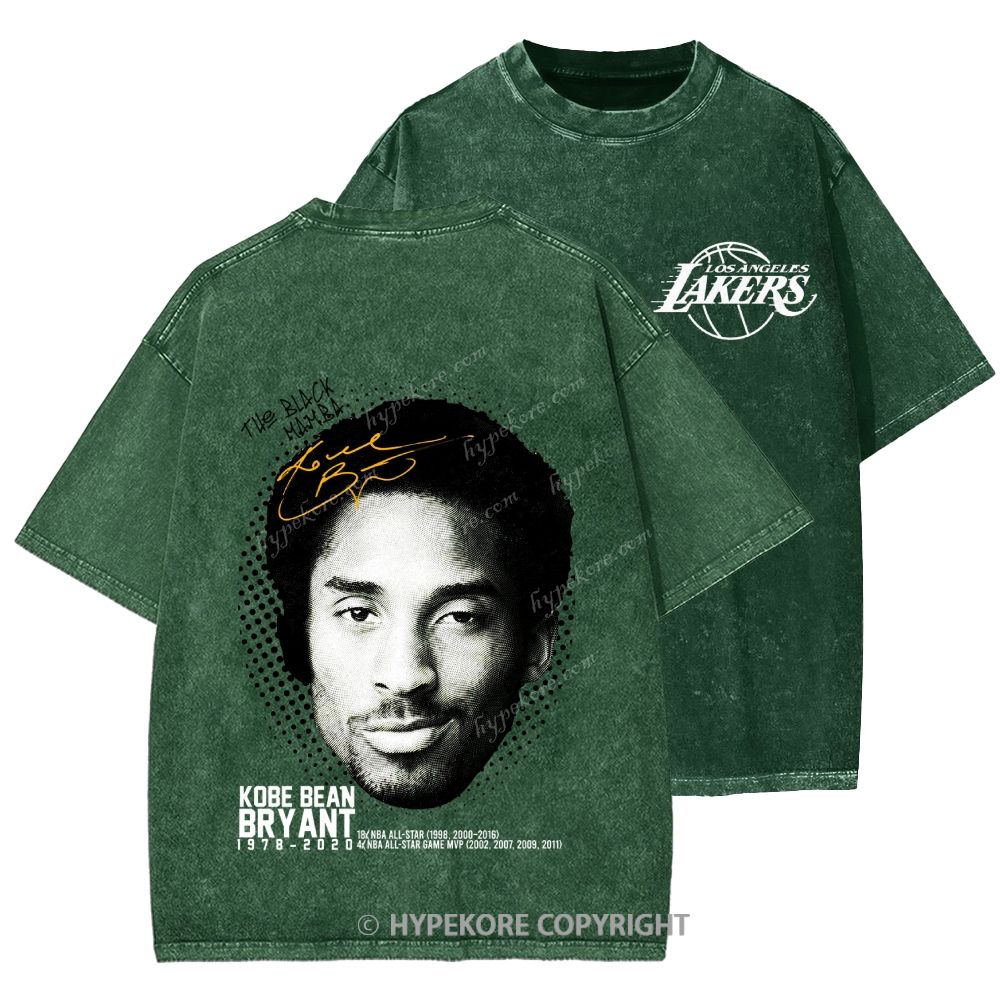 Kobe Bryant Unisex Printed Washed Tee