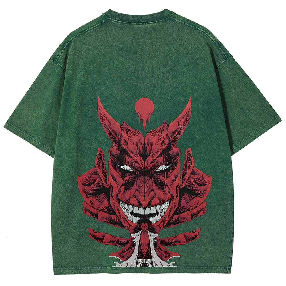 Unisex Fit Washed T-Shirt Bleach