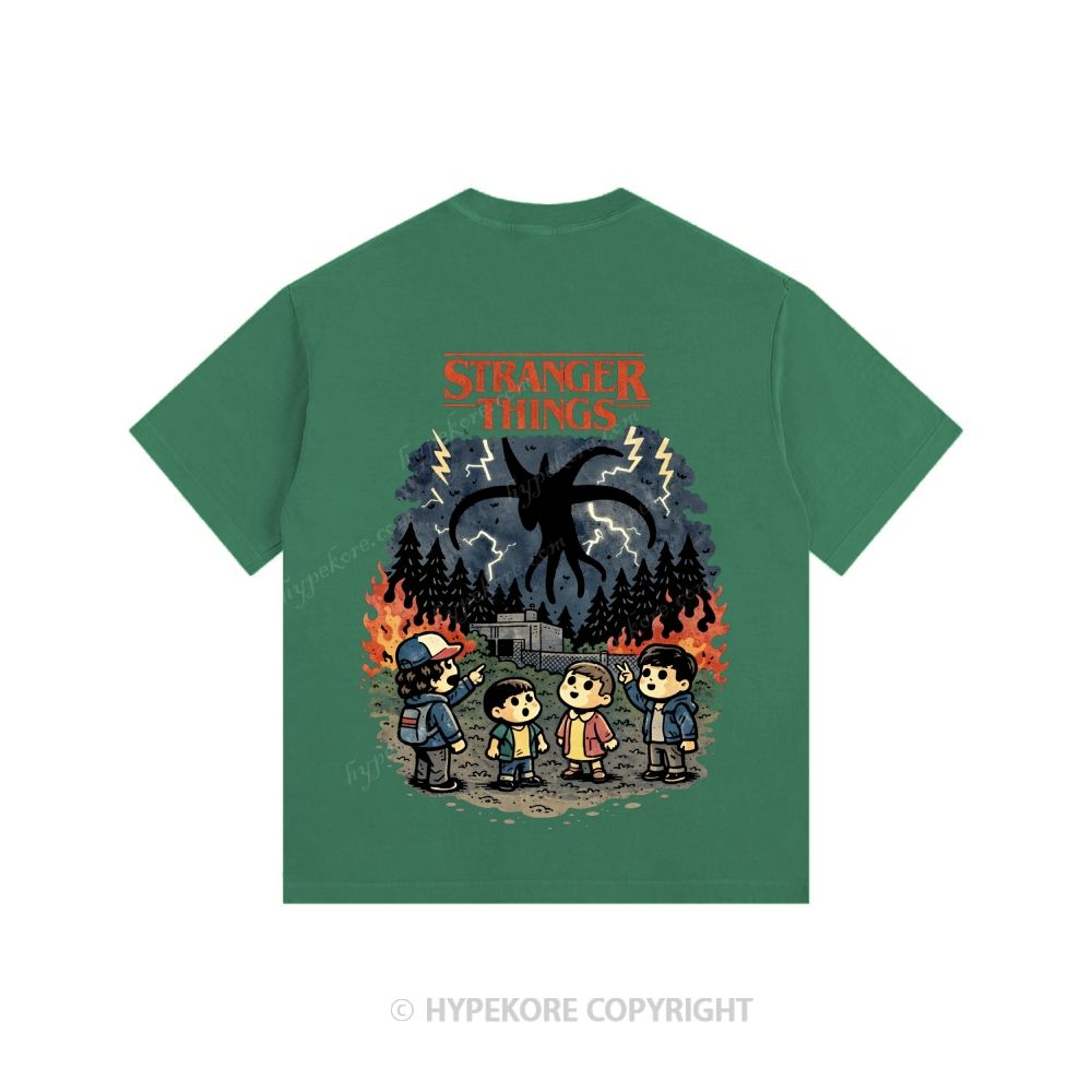 Stranger Things Unisex Fit Washed T-Shirt 