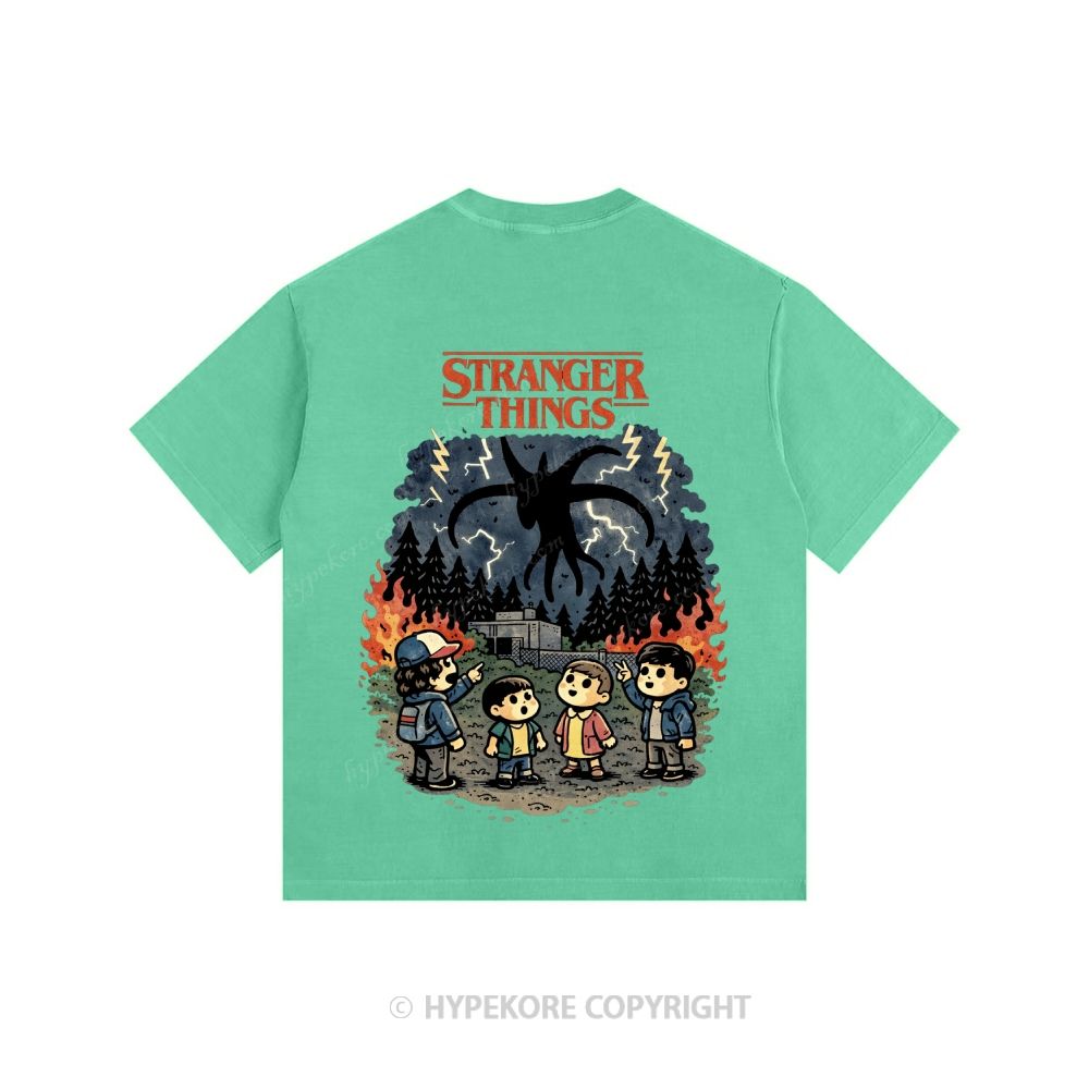 Stranger Things Unisex Fit Washed T-Shirt 
