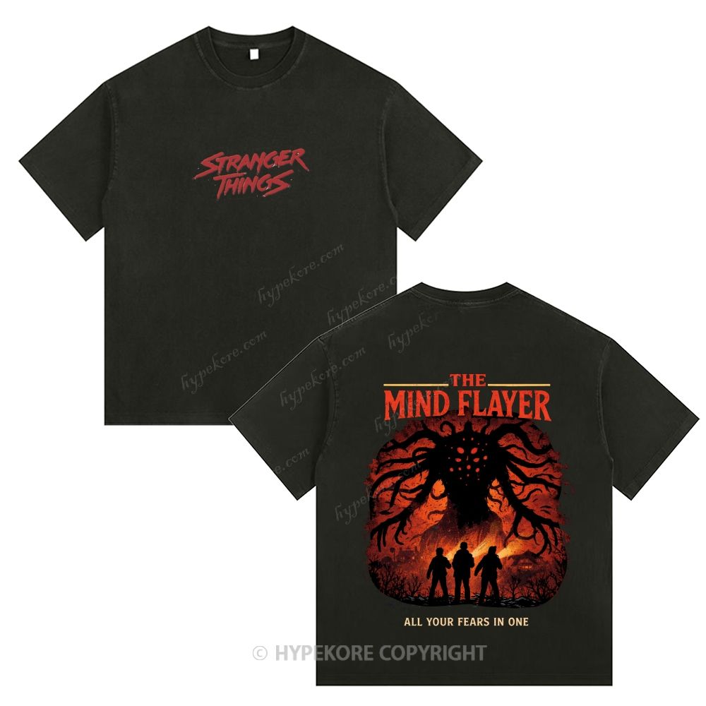 Stranger Things Unisex Fit Washed T-Shirt 