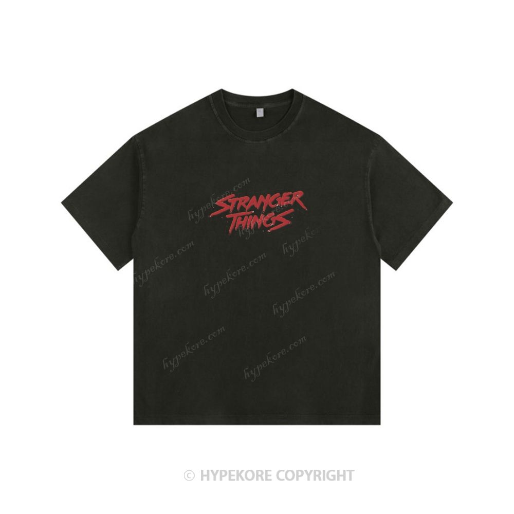 Stranger Things Unisex Fit Washed T-Shirt 