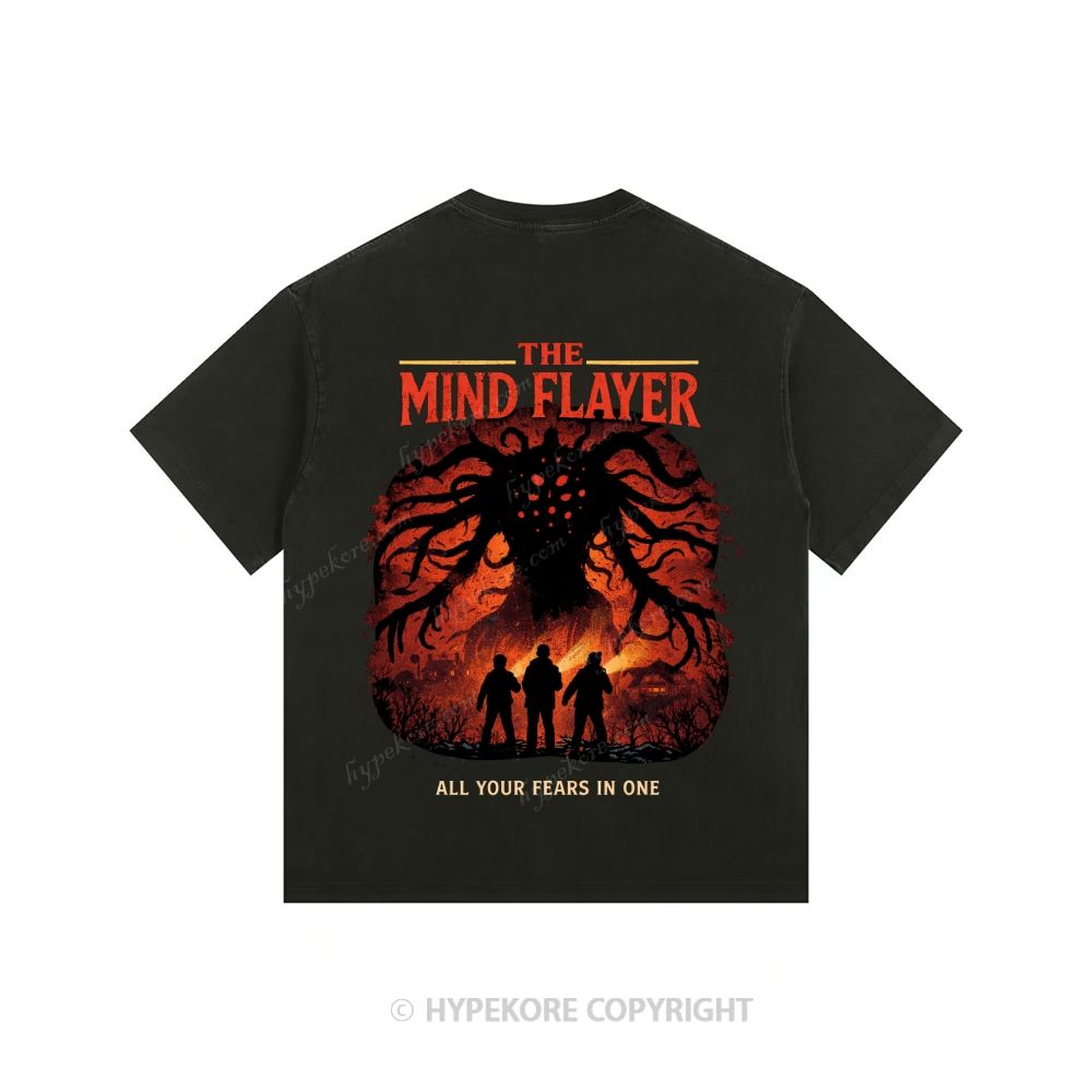 Stranger Things Unisex Fit Washed T-Shirt 