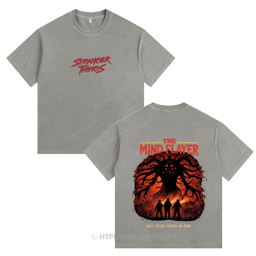 Stranger Things Unisex Fit Washed T-Shirt 