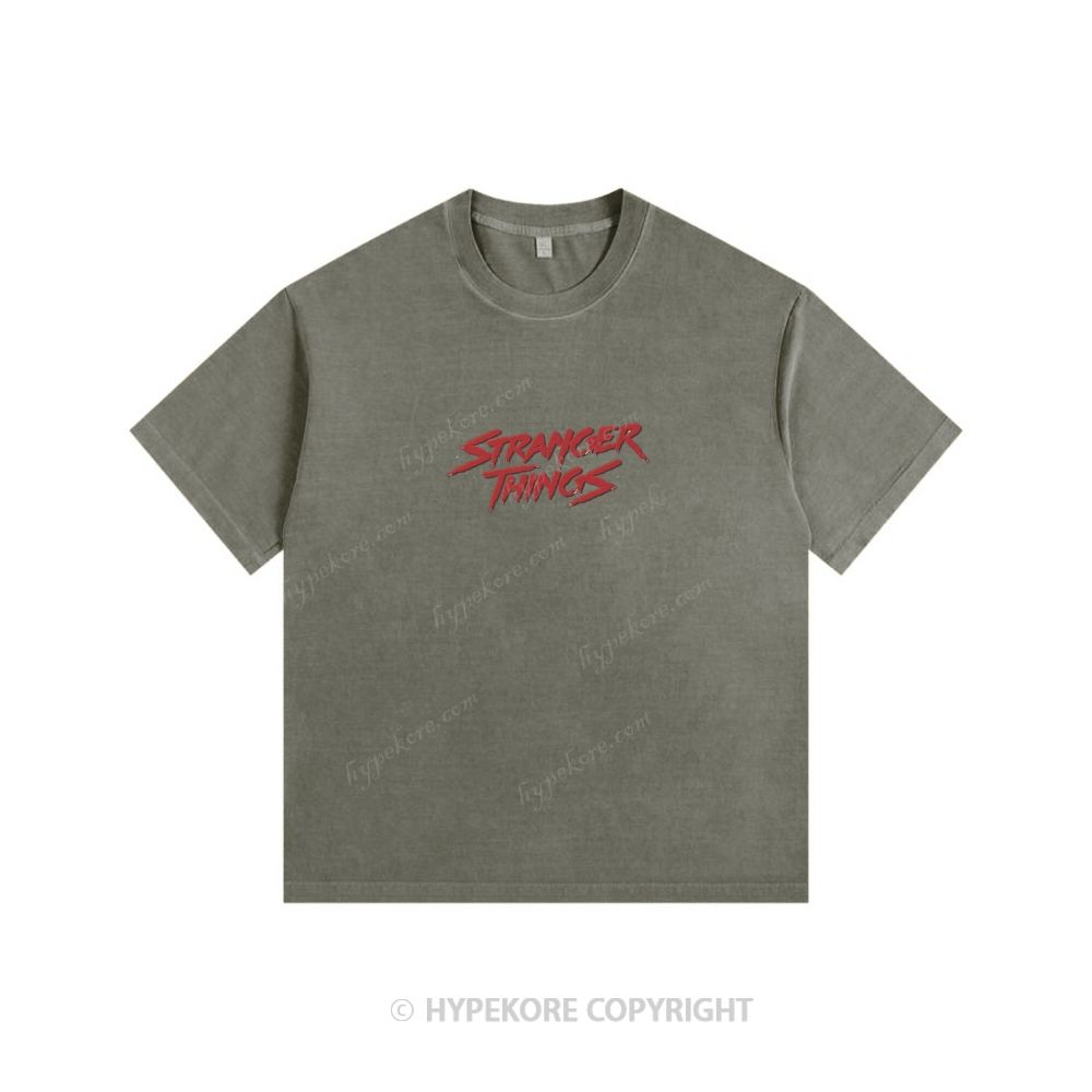 Stranger Things Unisex Fit Washed T-Shirt 