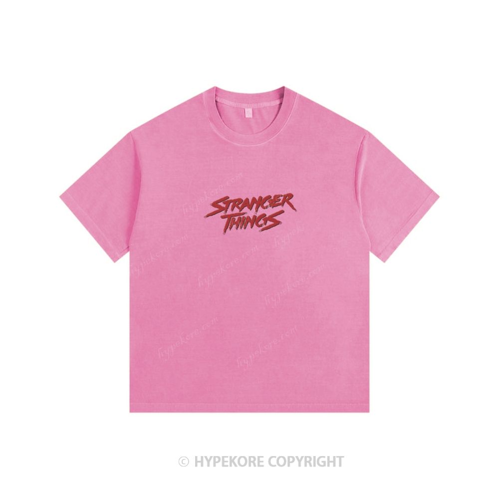 Stranger Things Unisex Fit Washed T-Shirt 