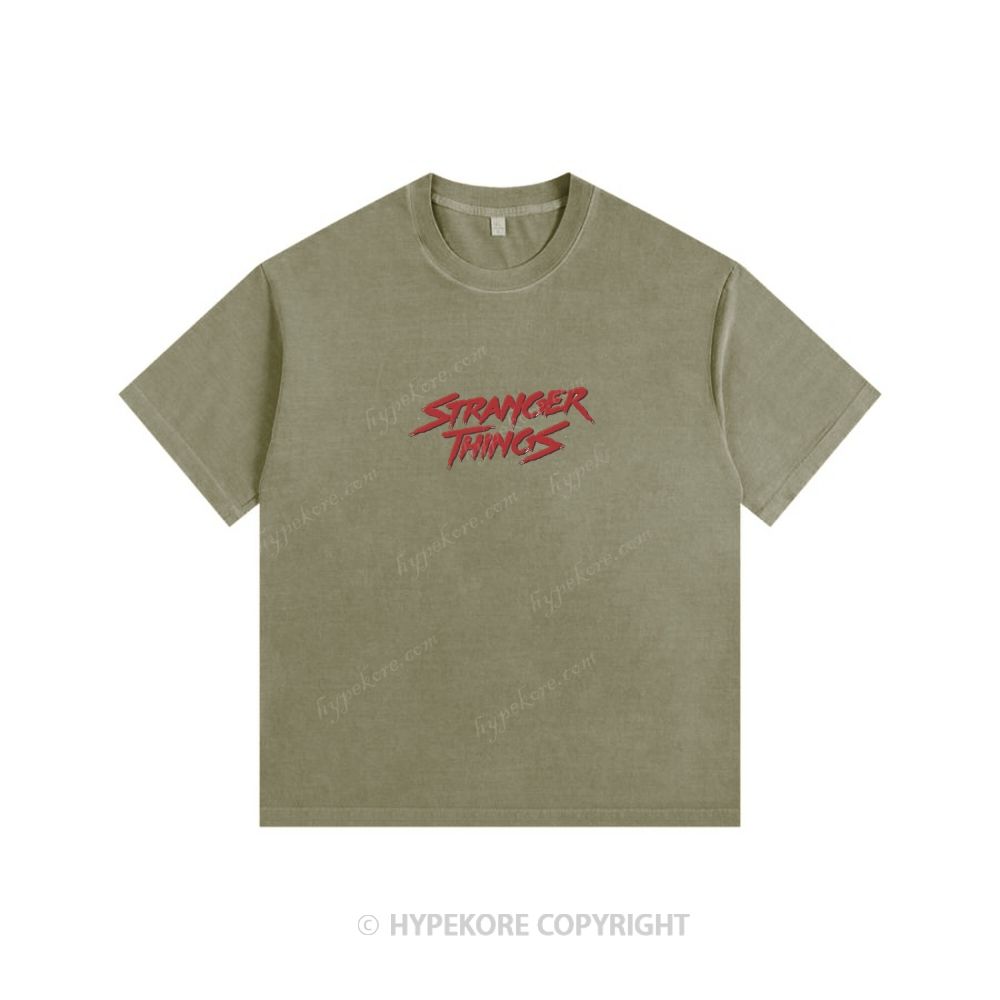 Stranger Things Unisex Fit Washed T-Shirt 