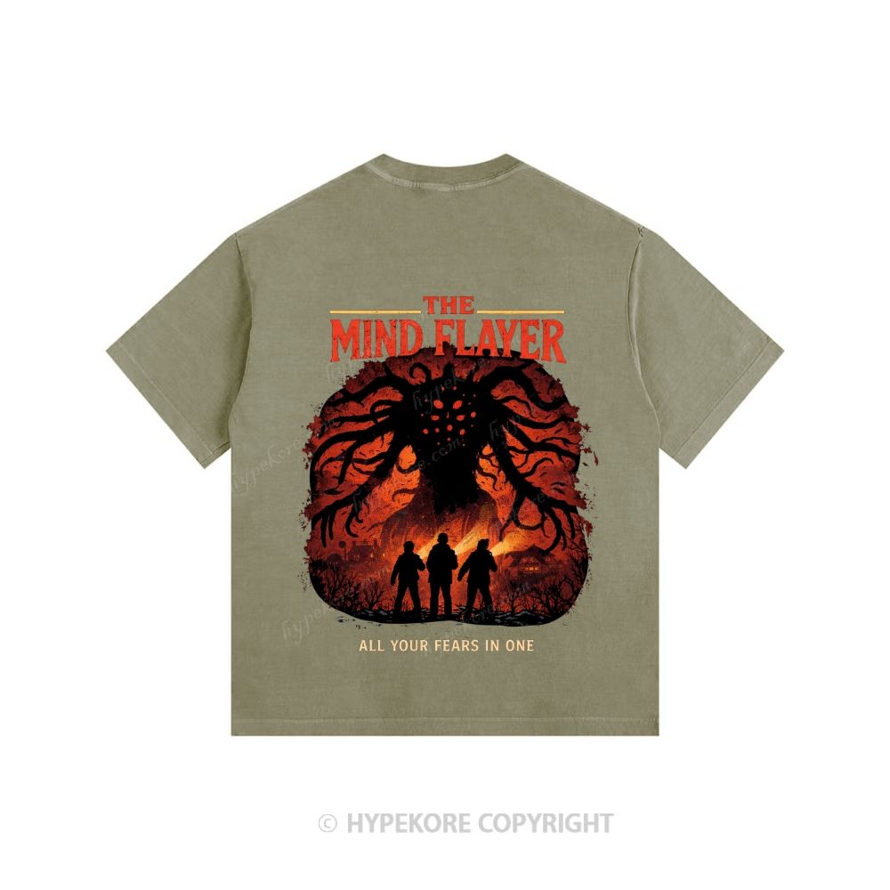Stranger Things Unisex Fit Washed T-Shirt 