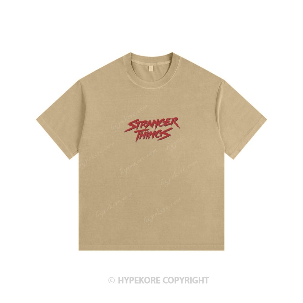 Stranger Things Unisex Fit Washed T-Shirt 