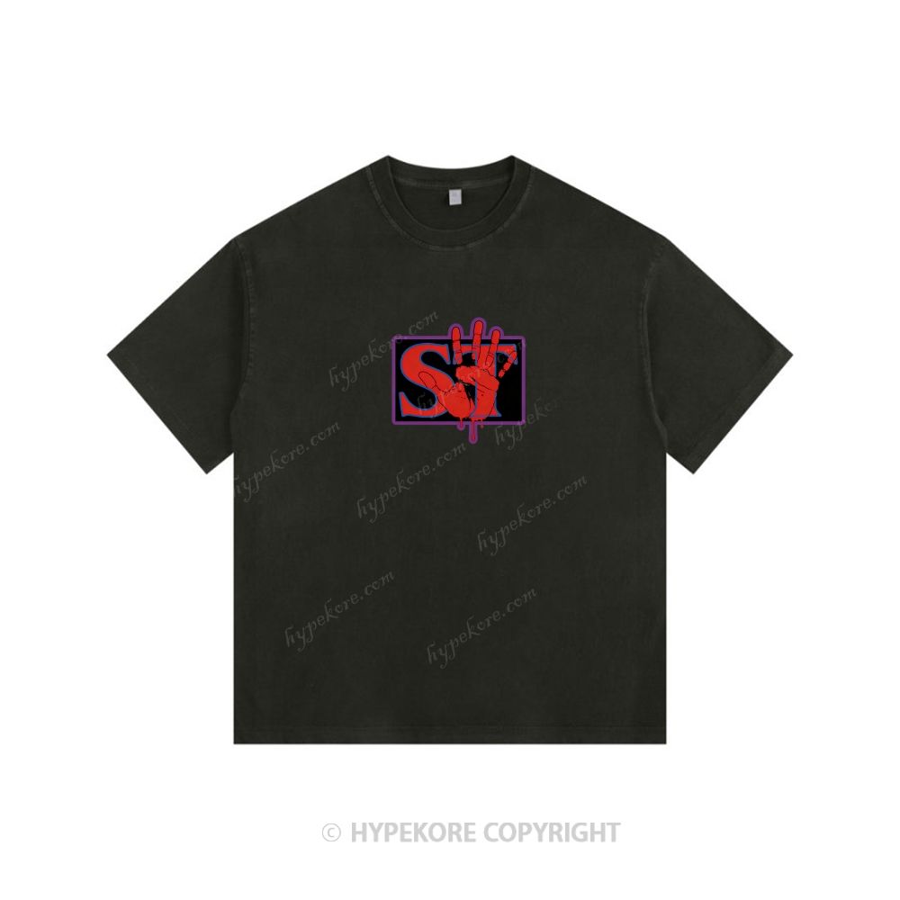 Stranger Things Unisex Fit Washed T-Shirt 