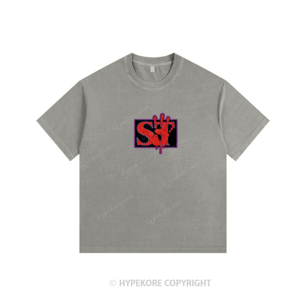 Stranger Things Unisex Fit Washed T-Shirt 