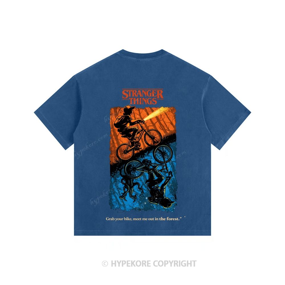 Stranger Things Unisex Fit Washed T-Shirt 