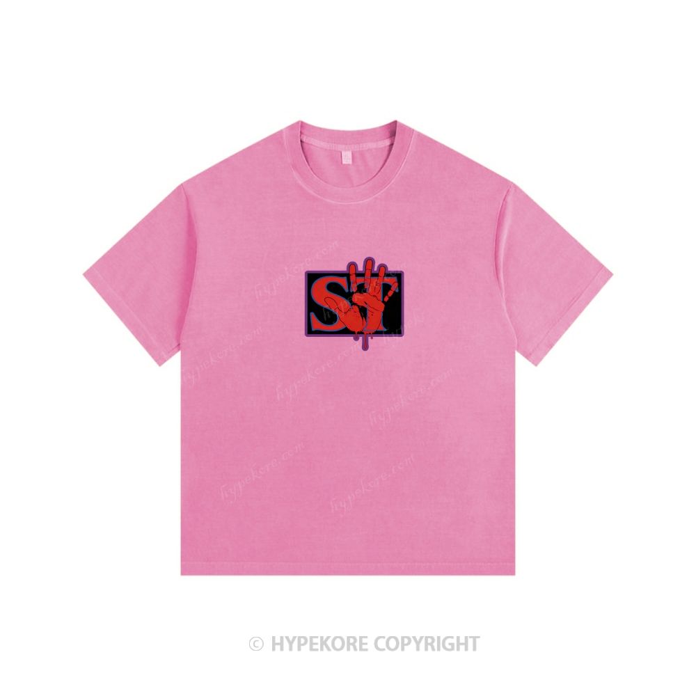 Stranger Things Unisex Fit Washed T-Shirt 