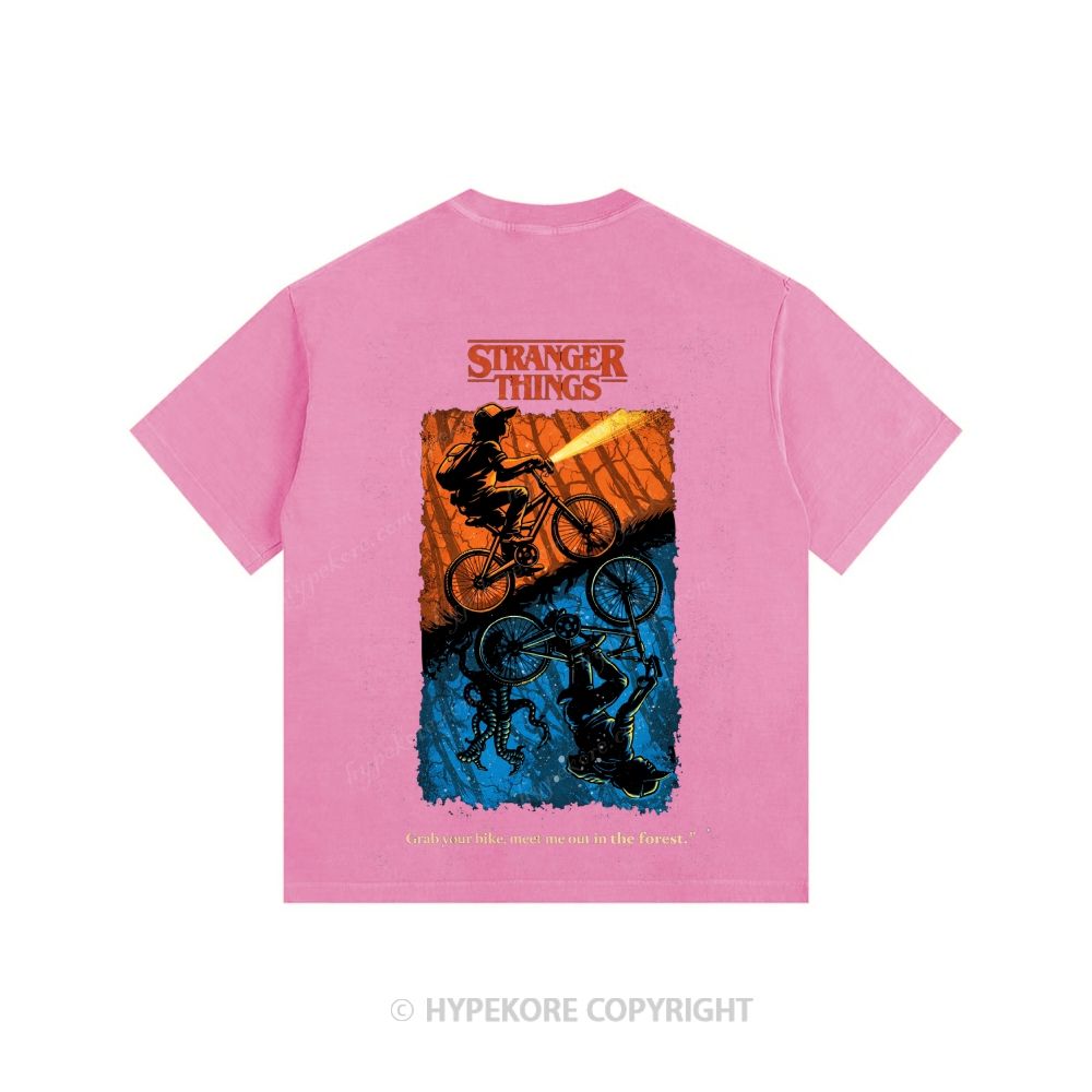 Stranger Things Unisex Fit Washed T-Shirt 